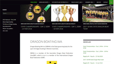 Desktop Screenshot of dragonboatingwa.asn.au
